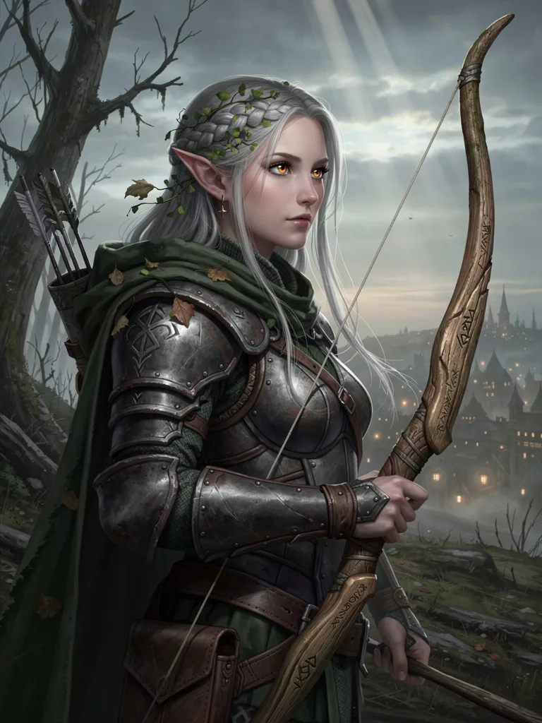 Elyndra Voss - AI generated character